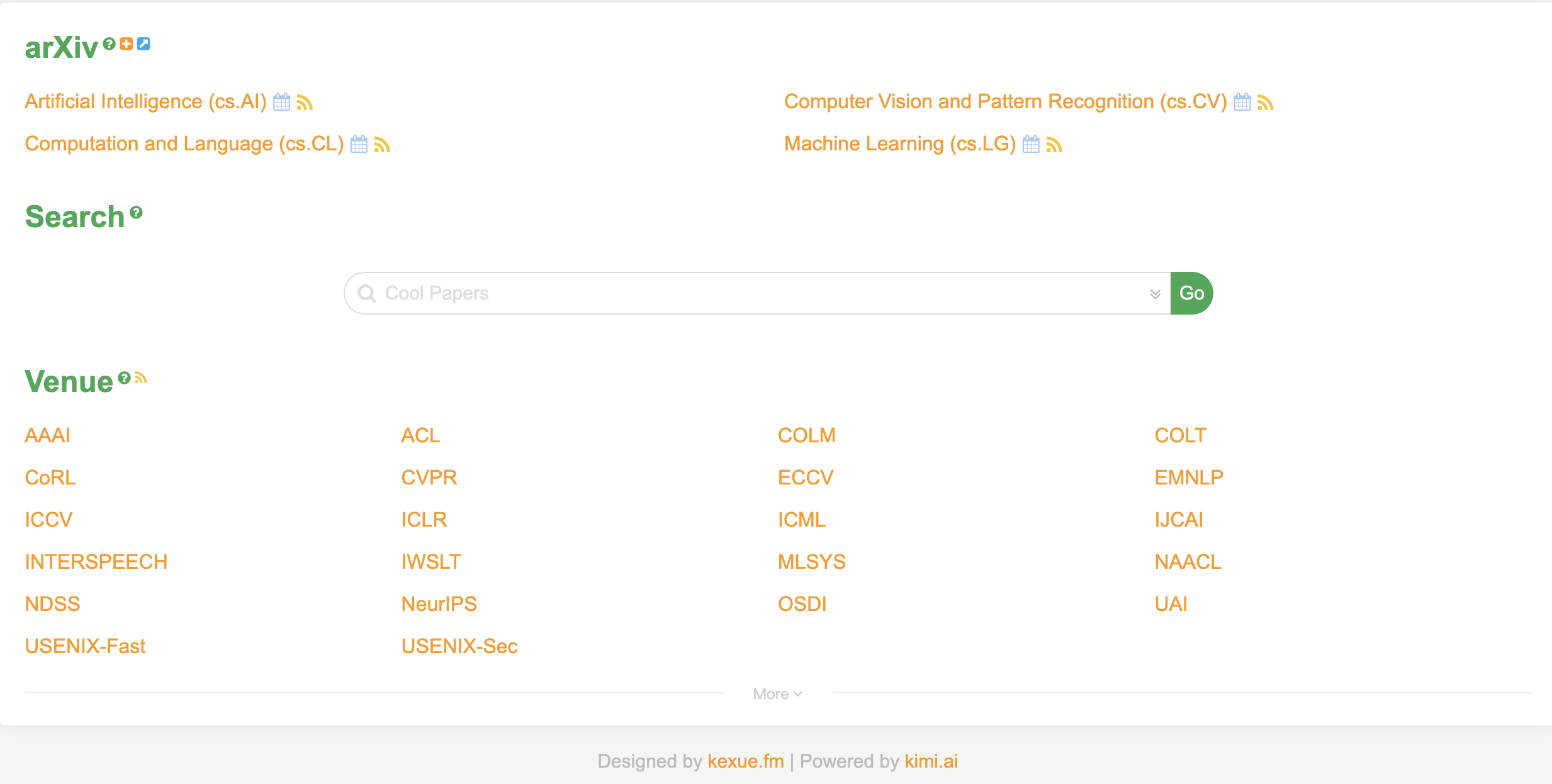 Cool Paper 界面示例