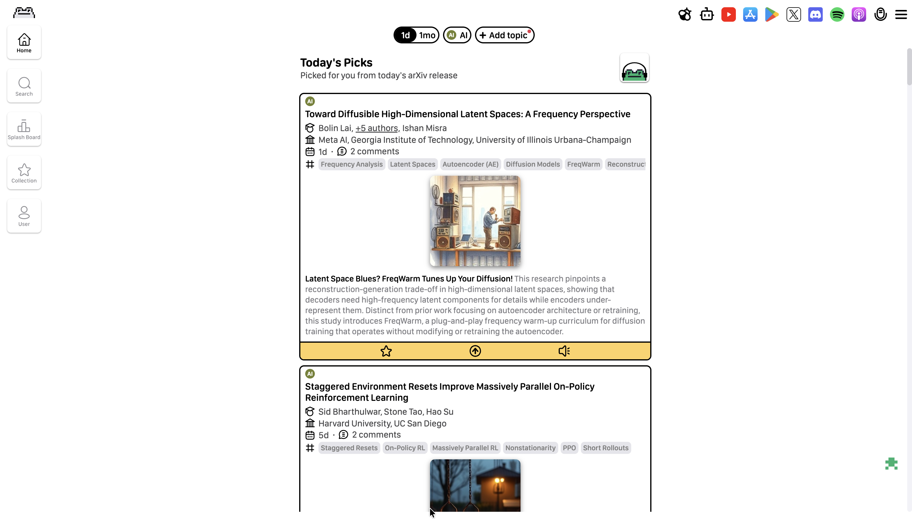 Ribbit Ribbit 界面示例